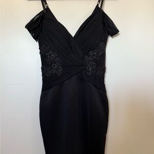 Lipsy London- Elegant Black Evening Dress